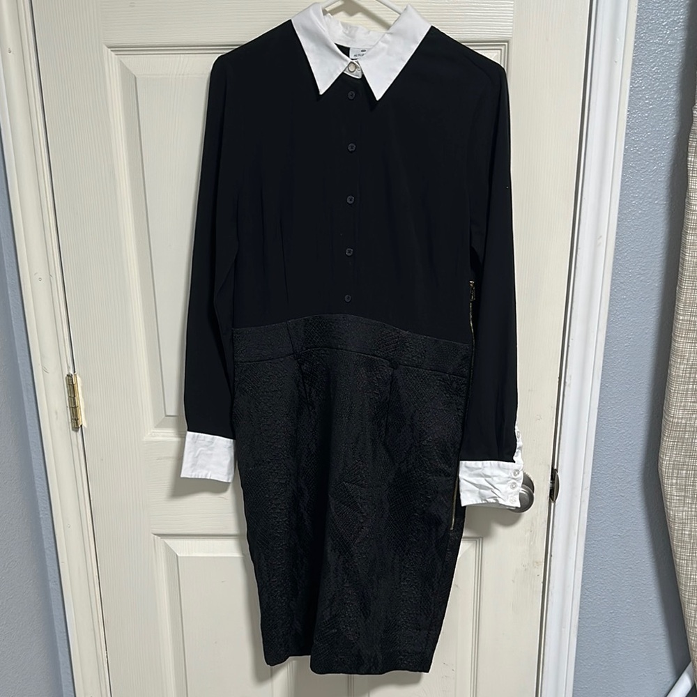 Altuzarra For Target Black Long Sleeve Dress Shirt